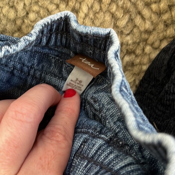 Tea Collection 6M pants bundle denim joggers and corduroy - Picture 3 of 4